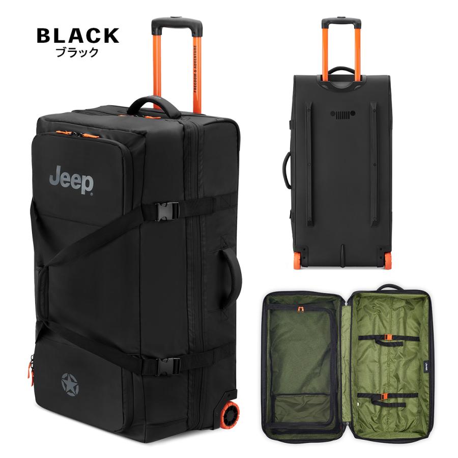 最大50% 9/6限定 ジープ カスケード ソフトキャリーケース Lサイズ LL XL 大型 大容量 撥水 JEEP CASCADE J02743260 キャリーバッグ | ブランド登録なし | 03
