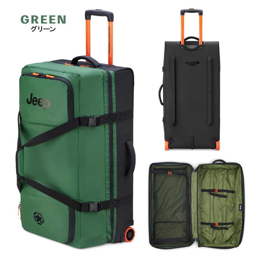 最大50% 9/6限定 ジープ カスケード ソフトキャリーケース Lサイズ LL XL 大型 大容量 撥水 JEEP CASCADE J02743260 キャリーバッグ | ブランド登録なし | 04