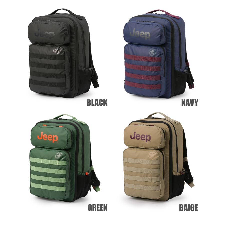 最大51% 9/5限定 JEEP ジープ リュック メンズ ブランド 大容量 軽量 拡張機能 通学 通勤 旅行 黒 大きめ 34L/39L B4 バックパック グレイシャー J02744610 | ブランド登録なし | 05