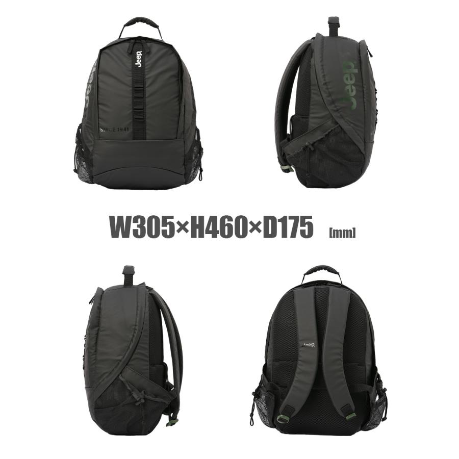 最大50% 3/5限定 JEEP ジープ リュック メンズ ブランド 大容量 軽量 撥水 通学 通勤 旅行 黒 大きめ 25L A4 B4 バックパック デイパック COSMIC J02745600 | ブランド登録なし | 06