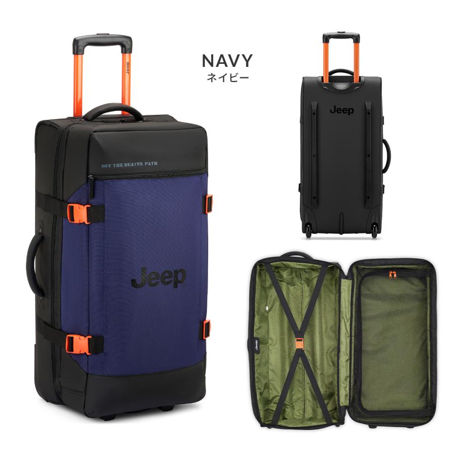 Jeep 正規限定モデル・ブラック×オレンジ スーツケース 最大50% 8/5限定 ジープ コヨーテ スーツケース ボストンキャリー M