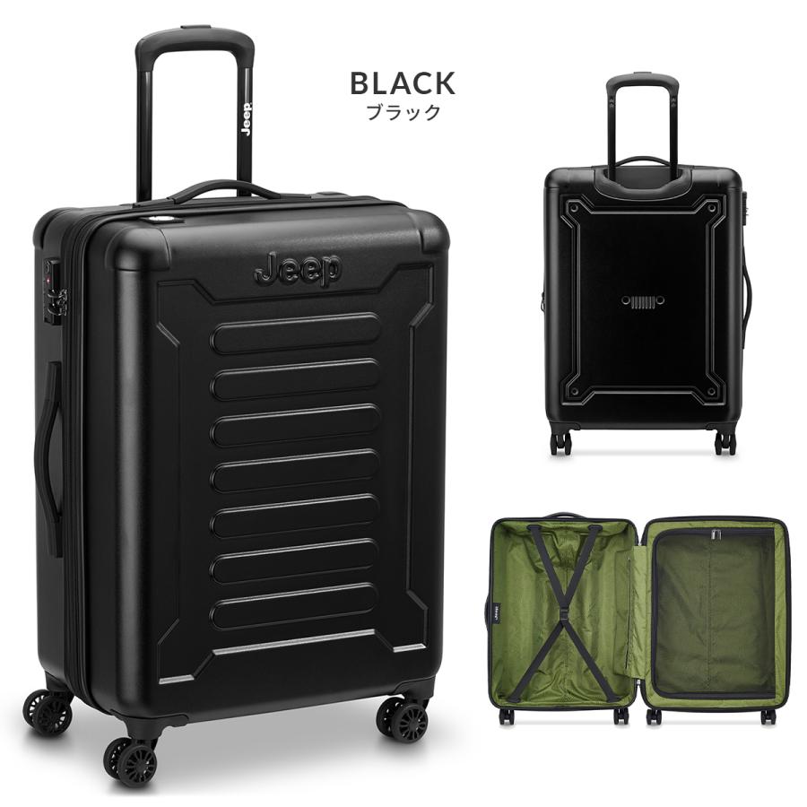 最大50% 3/5限定 ジープ アトモス スーツケース Mサイズ 68L/76L 拡張機能付き 大容量 JEEP ATMOS J03744810 キャリーケース キャリーバッグ | ブランド登録なし | 05
