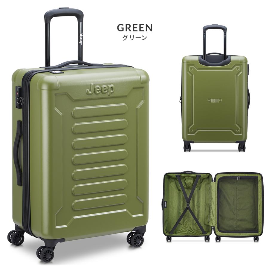 最大50% 3/5限定 ジープ アトモス スーツケース Mサイズ 68L/76L 拡張機能付き 大容量 JEEP ATMOS J03744810 キャリーケース キャリーバッグ | ブランド登録なし | 06