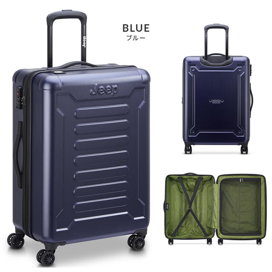 最大51% 2/11限定 ジープ アトモス スーツケース Mサイズ 68L/76L 拡張機能付き 大容量 JEEP ATMOS J03744810 キャリーケース キャリーバッグ | ブランド登録なし | 08
