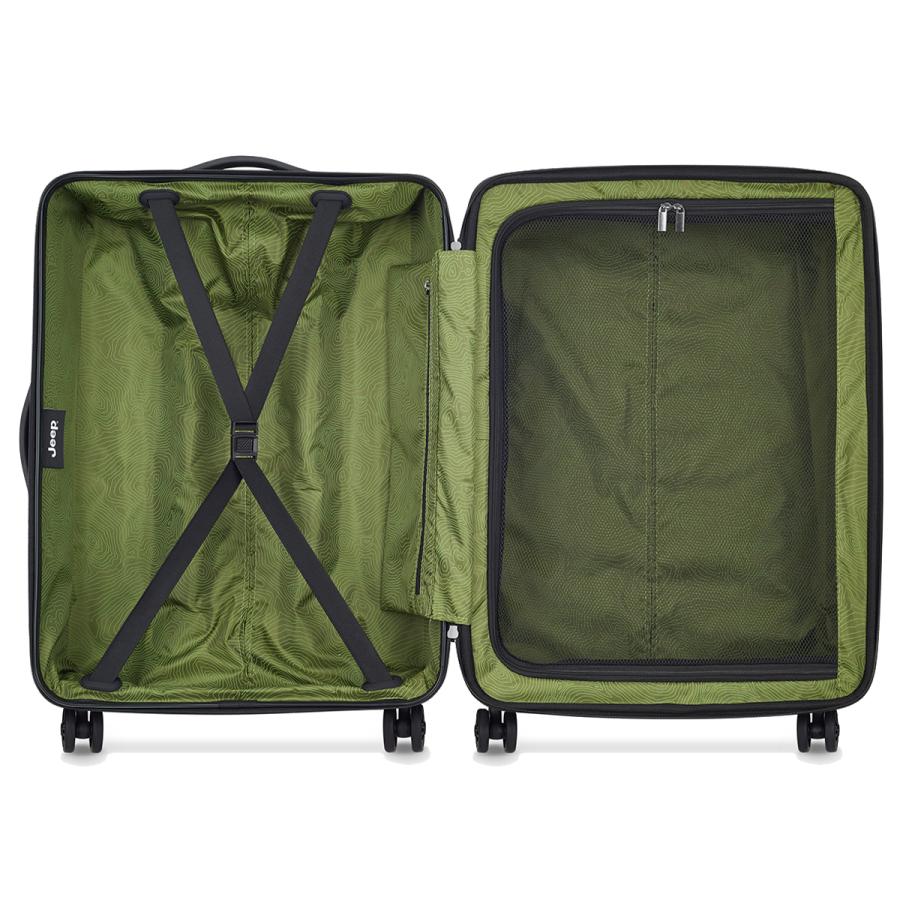 最大46% 1/8限定 ジープ アトモス スーツケース Mサイズ 68L/76L 拡張機能付き 大容量 JEEP ATMOS J03744810 キャリーケース キャリーバッグ | ブランド登録なし | 11