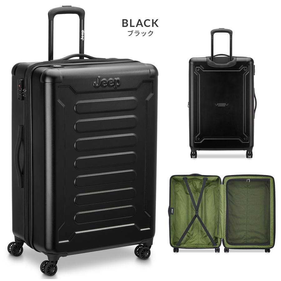 ジープ アトモス スーツケース Lサイズ LL XL 100L/110L 拡張機能付き