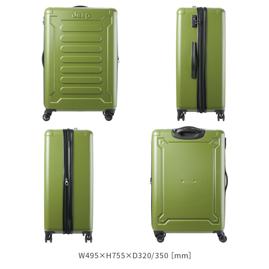 最大51% 1/13限定 ジープ アトモス スーツケース Lサイズ LL XL 100L