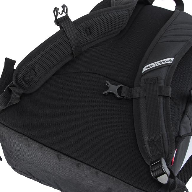 最大42% 3/20限定 ニューバランス リュック 通学 25L 女子 男子 高校生 中学生 軽量 大容量 撥水 抗菌 黒 スクールバッグ NewBalance JABL2615 在庫限り | New Balance | 18