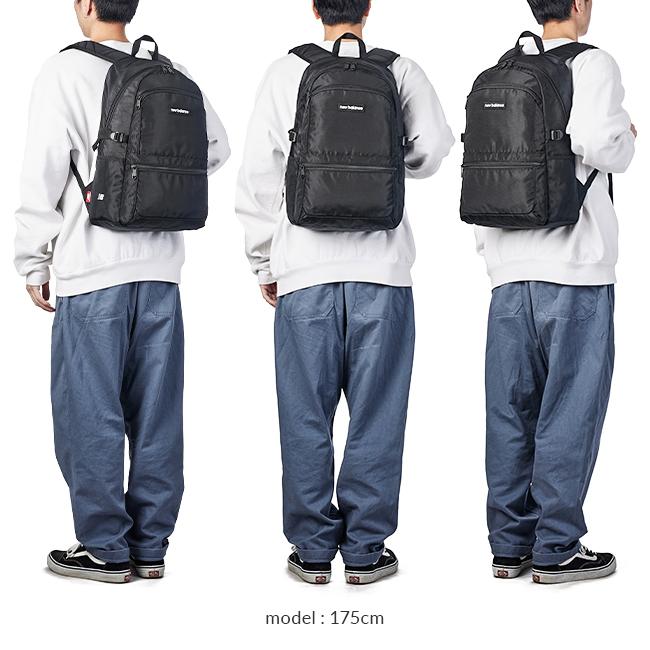 最大41% 12/25限定 ニューバランス リュック 通学 25L 女子 男子 高校生 中学生 軽量 大容量 撥水 抗菌 黒 スクールバッグ NewBalance JABL2615 在庫限り | New Balance | 09