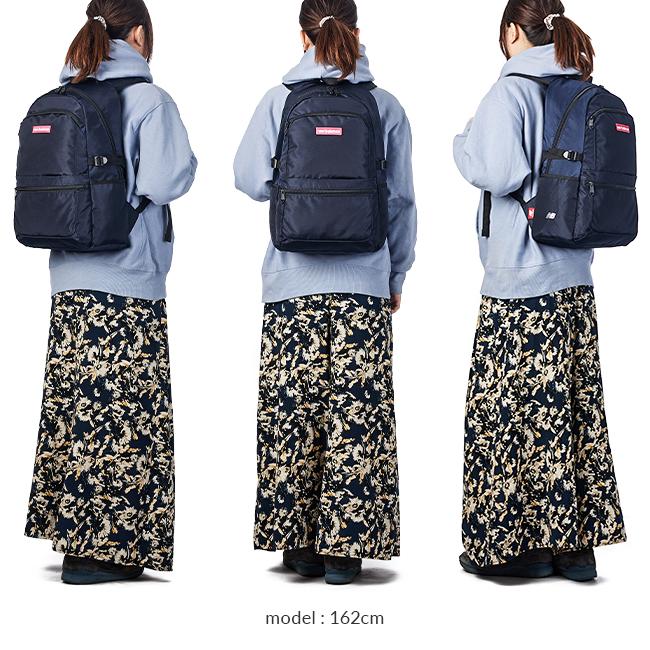 最大41% 12/25限定 ニューバランス リュック 通学 25L 女子 男子 高校生 中学生 軽量 大容量 撥水 抗菌 黒 スクールバッグ NewBalance JABL2615 在庫限り | New Balance | 10