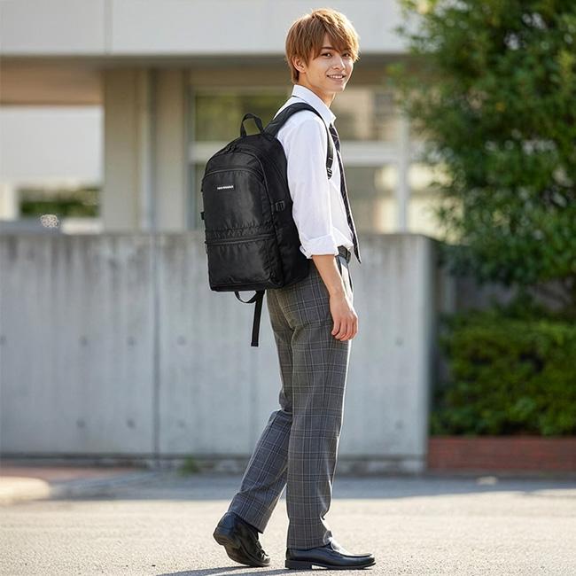 ニューバランス リュック 通学 25L 女子 男子 高校生 中学生 軽量 大容量 撥水 抗菌 黒 スクールバッグ NewBalance JABL2615 在庫限り | New Balance | 10