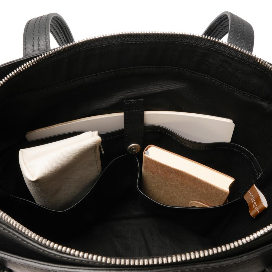 最大50% 12/25限定 エルゴポック ジャパニーズファームレザー トートバッグ メンズ レディース 本革 日本製 A4 HERGOPOCH JAPAN FARMED LEATHER JF-TT | HERGOPOCH | 07