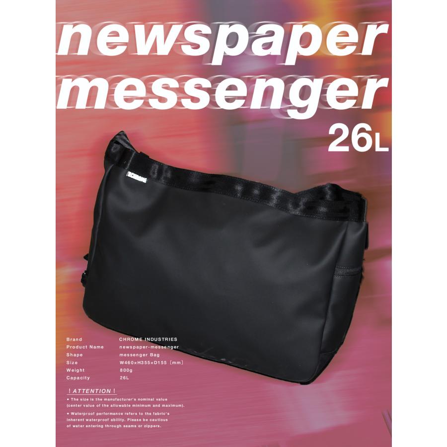 クロームインダストリーズ メッセンジャーバッグ ショルダーバッグ メンズ ブランド 防水 B4 26L PC収納 17インチ CHROME INDUSTRIES JP197 | CHROME | 02