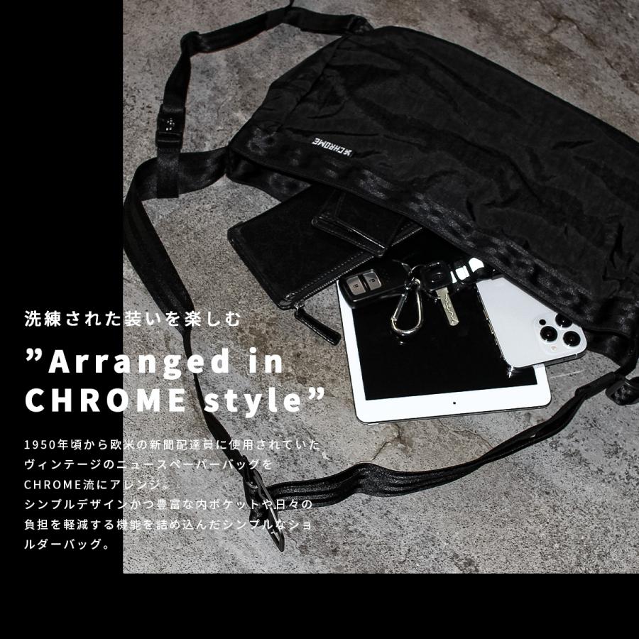 AT LAST & CO. ニュースペーパーメッセンジャーバッグ CHROME（クローム） 最大41% 12/25限定 インダストリーズ ニュース