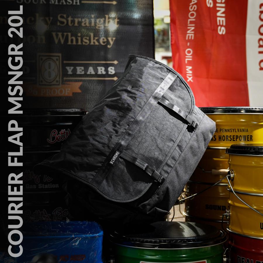 最大42% 8/30限定 クローム インダストリーズ クーリエ メッセンジャーバッグ 20L B4 ブラッククリンクル CHROME INDUSTRIES COURIER JP241 | CHROME | 02