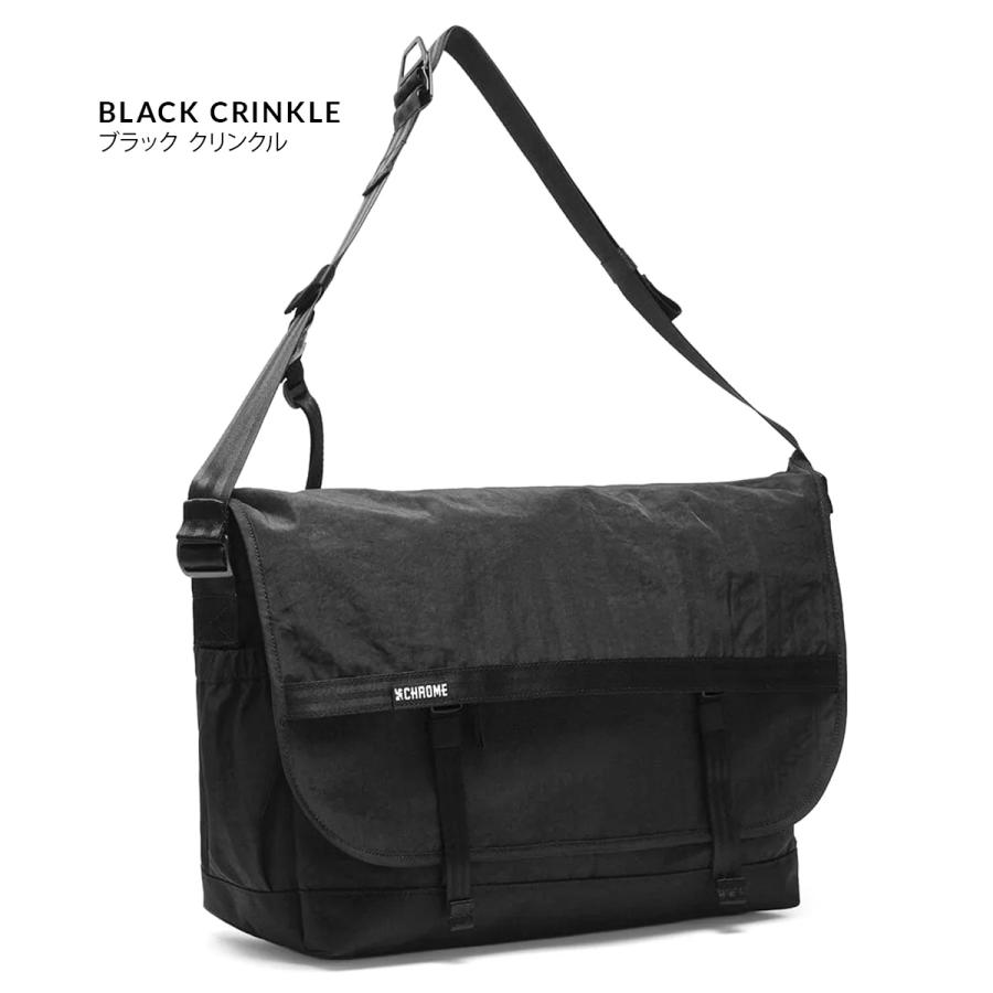 最大50% 4/15限定 クローム インダストリーズ クーリエ メッセンジャーバッグ 20L B4 ブラッククリンクル CHROME INDUSTRIES COURIER JP241 | CHROME | 04