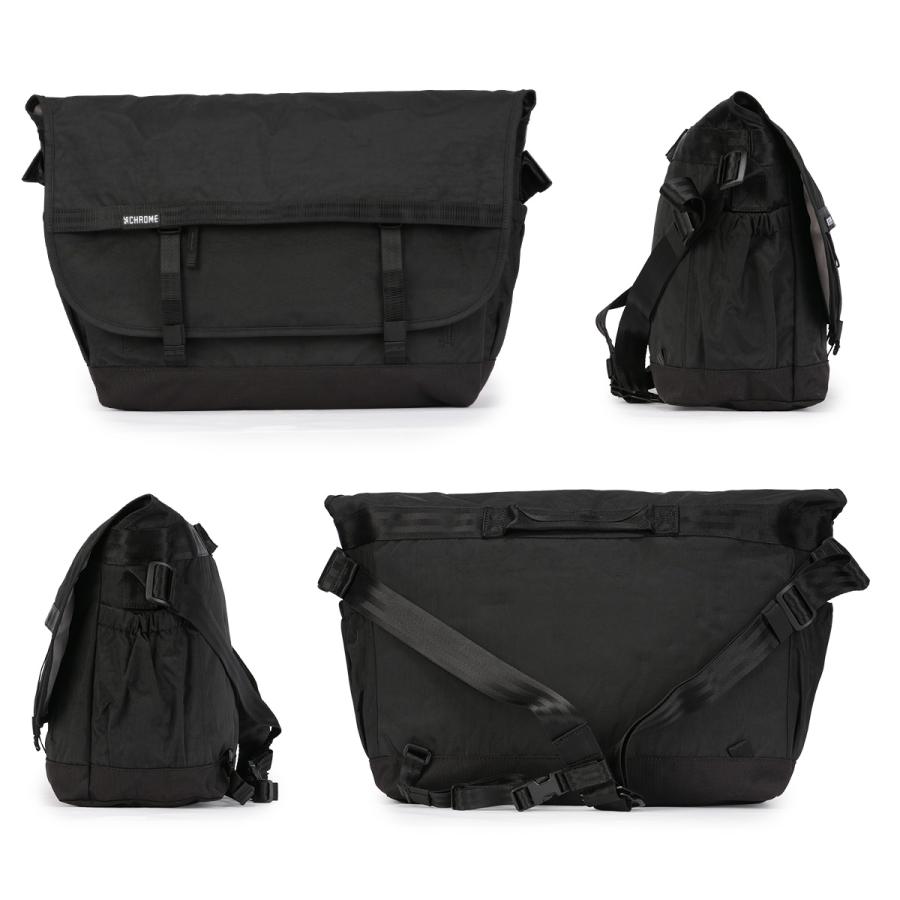 最大50% 4/15限定 クローム インダストリーズ クーリエ メッセンジャーバッグ 20L B4 ブラッククリンクル CHROME INDUSTRIES COURIER JP241 | CHROME | 05