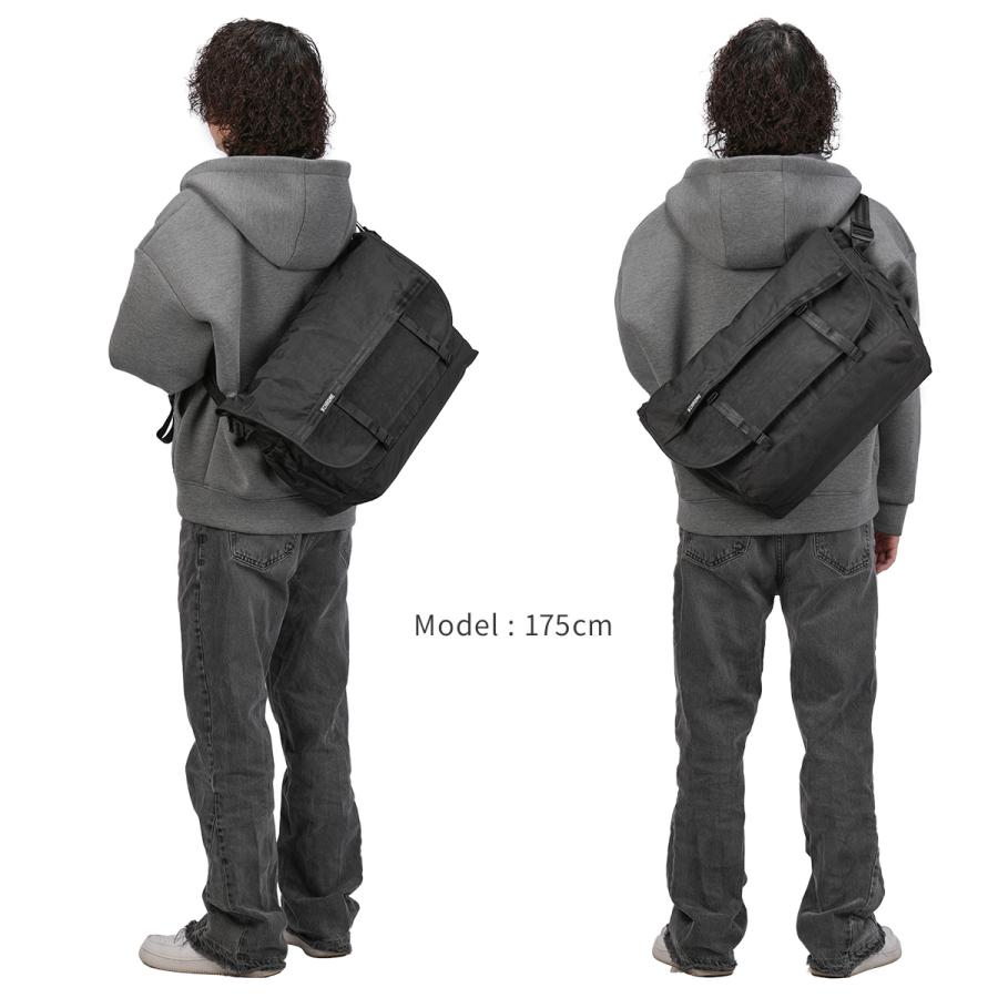 最大50% 4/15限定 クローム インダストリーズ クーリエ メッセンジャーバッグ 20L B4 ブラッククリンクル CHROME INDUSTRIES COURIER JP241 | CHROME | 06
