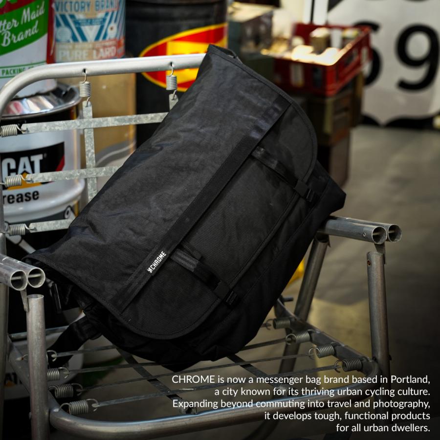 最大42% 8/30限定 クローム インダストリーズ クーリエ メッセンジャーバッグ 20L B4 ブラッククリンクル CHROME INDUSTRIES COURIER JP241 | CHROME | 08