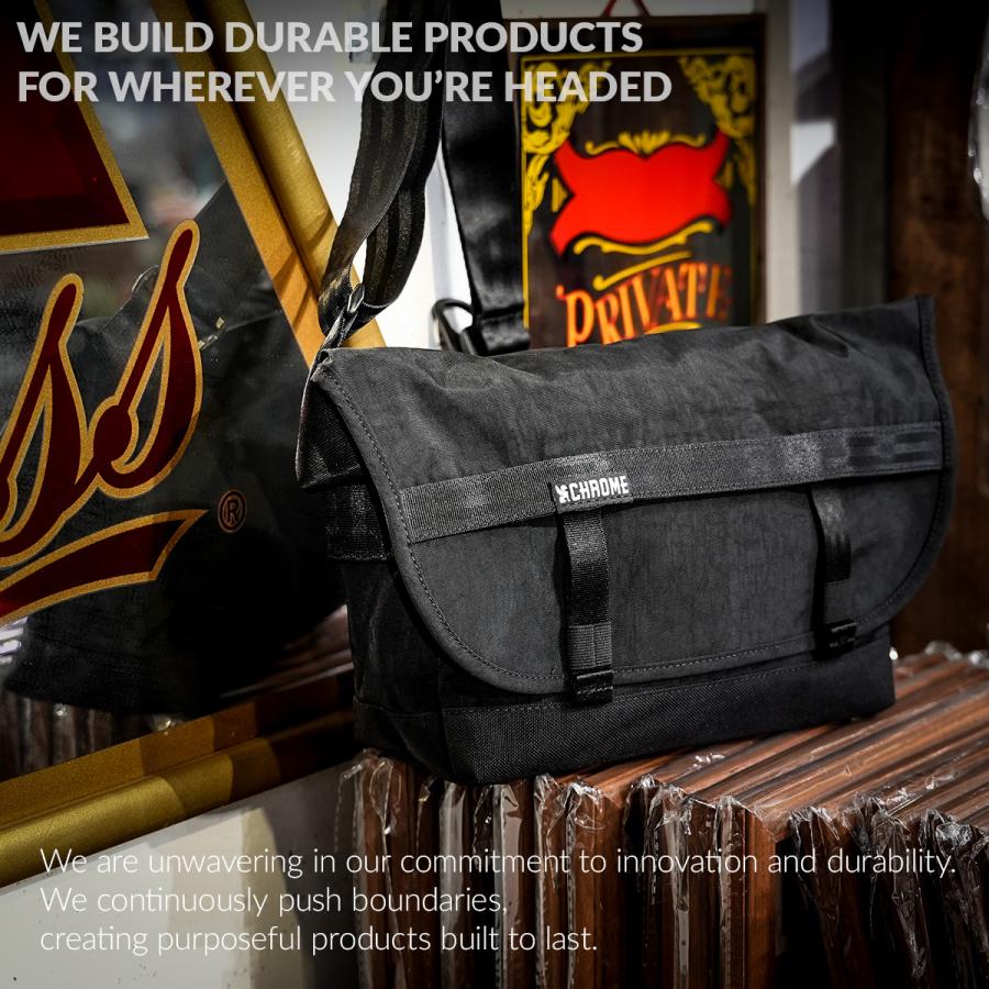 クローム インダストリーズ クーリエ メッセンジャーバッグ 6L A5 ブラッククリンクル メンズ CHROME INDUSTRIES COURIER JP242 | CHROME | 03