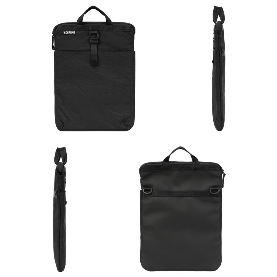 最大50% 8/25限定 クローム インダストリーズ ラップトップバッグ 縦型 ブラッククリンクル CHROME INDUSTRIES JP245 | CHROME | 03