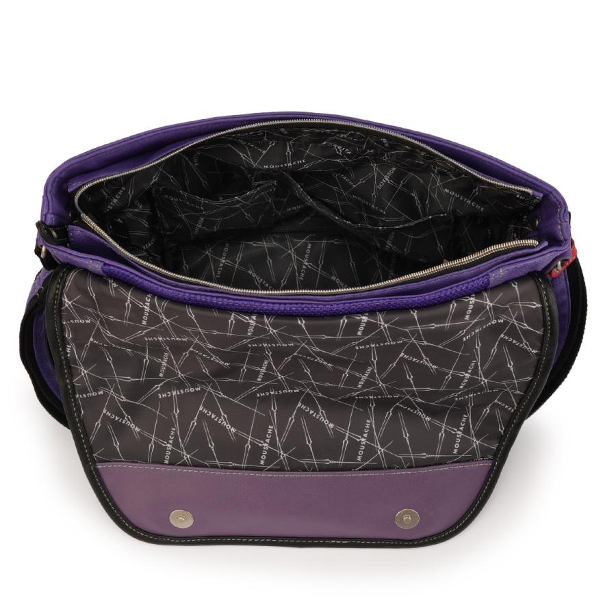 最大42% 2/3限定 ムスタッシュ エヴァンゲリオンコラボ メッセンジャーバッグ 合皮 着脱可能インナーポケット付き MOUSTACHE JQE-4040 | MOUSTACHE | 14