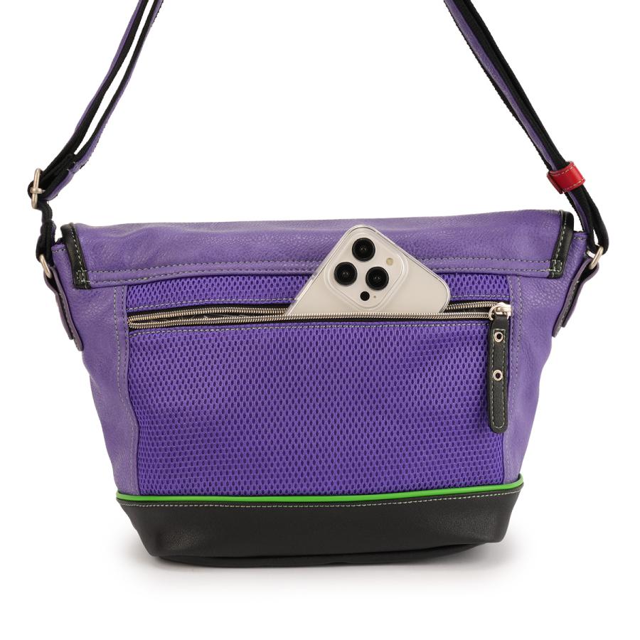 最大42% 2/3限定 ムスタッシュ エヴァンゲリオンコラボ メッセンジャーバッグ 合皮 着脱可能インナーポケット付き MOUSTACHE JQE-4040 | MOUSTACHE | 16