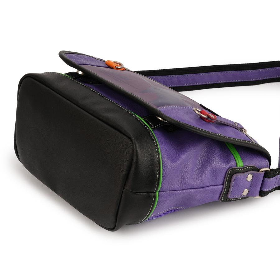 最大42% 2/3限定 ムスタッシュ エヴァンゲリオンコラボ メッセンジャーバッグ 合皮 着脱可能インナーポケット付き MOUSTACHE JQE-4040 | MOUSTACHE | 17