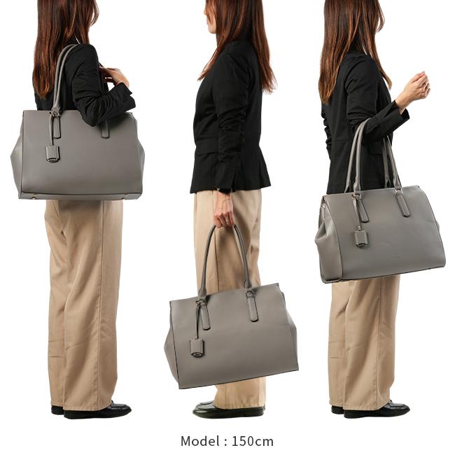 ☆新品☆  トートバッグ ☆ビジネスバッグ★グレージュ Jewelna Rose（ジュエルナローズ） ビジネストートバッグ レディース
