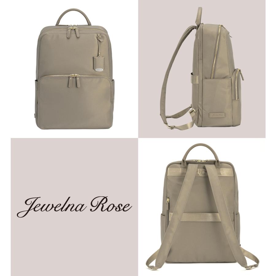 最大50% 3/5限定 ジュエルナローズ ビジネスリュック レディース ブランド 軽量 PC収納 2気室 A4 18L ビジネスバッグ フレイヤ エアリィ Jewelna Rose 16262 | Jewelna Rose | 06