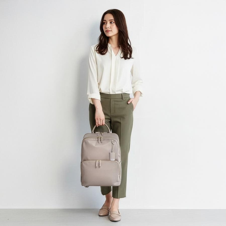 最大50% 3/5限定 ジュエルナローズ ビジネスリュック レディース ブランド 軽量 PC収納 2気室 A4 18L ビジネスバッグ フレイヤ エアリィ Jewelna Rose 16262 | Jewelna Rose | 08