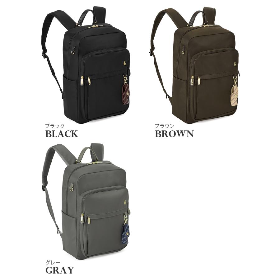 2026モデル ジュエルナローズ リュック 25L 大容量 軽量 女子 中学生 高校生 黒 大きめ スクエア ボックス型 スクールバッグ B4 Jewelna Rose 68913 | Jewelna Rose | 05