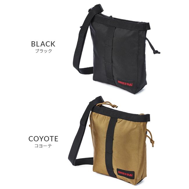【美品】BRIEFING ショルダーバッグ　ミニショルダー　斜めがけ　黒 BRIEFING 最大41% 8/25限定 ブリーフィング バッグ ショルダー