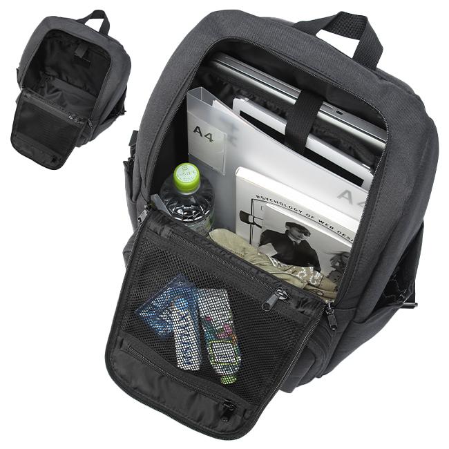 最大45% 2/25限定 ソル リュック レディース 大人 女性用 通勤 撥水 軽量 背面ポケット ブランド きれいめ A4 PC収納 Seule K903048 | ブランド登録なし | 11