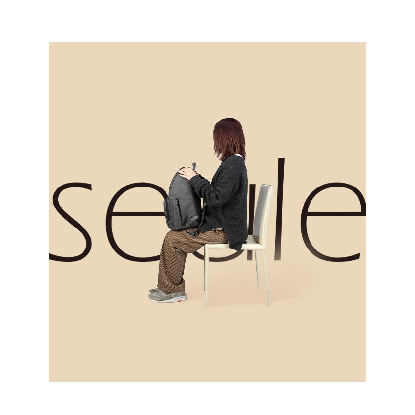 最大45% 2/25限定 ソル リュック レディース 大人 女性用 通勤 撥水 軽量 背面ポケット ブランド きれいめ A4 PC収納 Seule K903048 | ブランド登録なし | 07