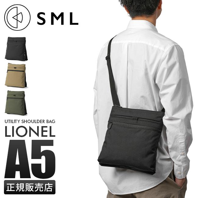 最大50% 1/5限定 SML エスエムエル バッグ ショルダーバッグ メンズ レディース ブランド 軽量 防水 薄型 縦型 小さめ 斜めがけ A5 リオネル LIONEL K903094 | SML
