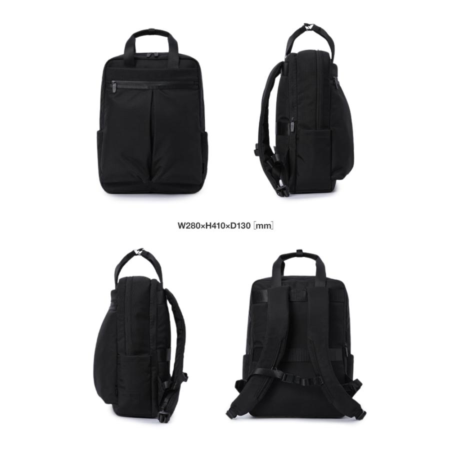 SML エスエムエル リュック メンズ ブランド 大容量 軽量 防水 撥水 通学 通勤 旅行 黒 大きめ A4 B4 アーリング ERLING K904038 | SML | 03