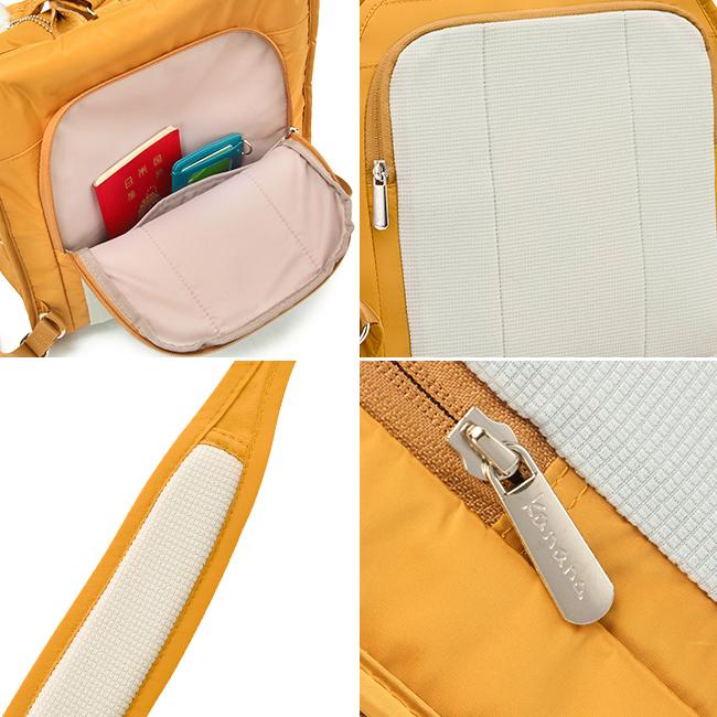 カナナプロジェクト　リュック　オレンジ カナナプロジェクト Kanana project リュック レディース 軽量