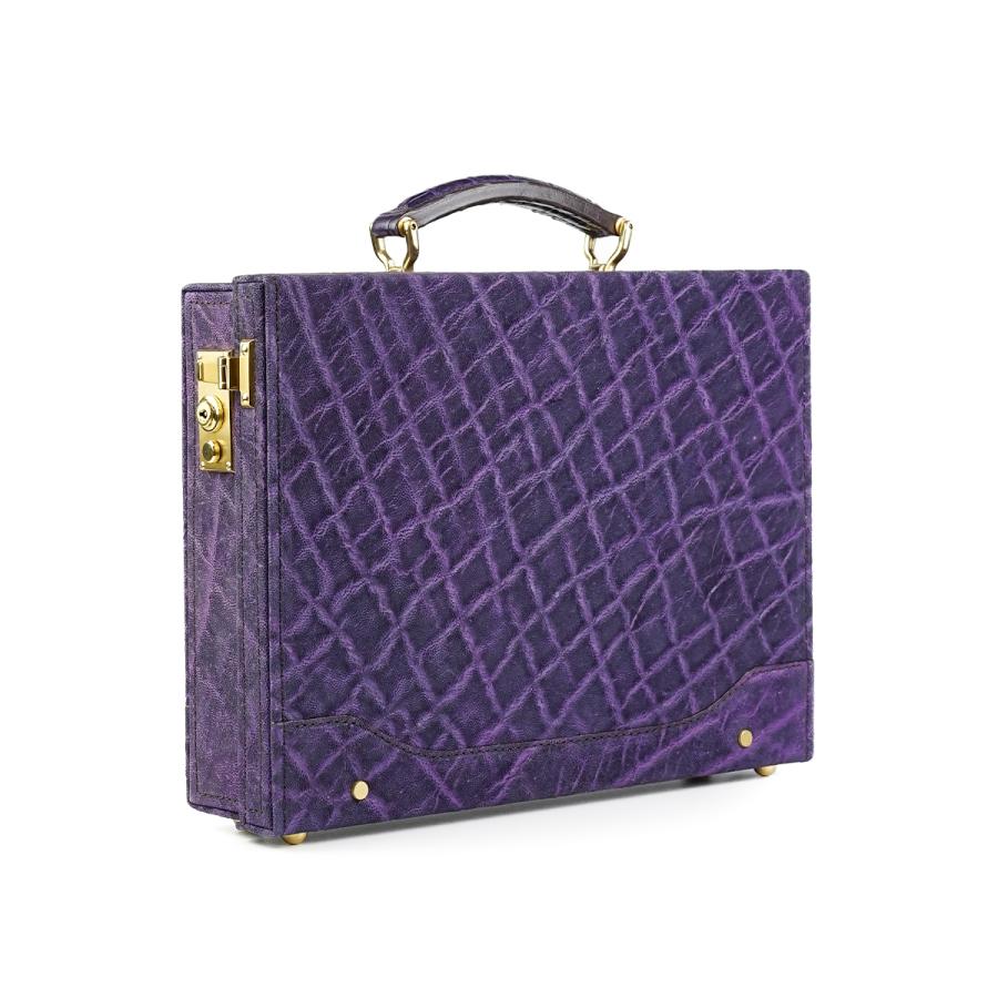 最大51% 3/3限定 クベラ エレファント アタッシュケース トランク 革 象革 ワニ革 日本製 A4 KUBERA 9981 ELEPHANT 51551 | KUBERA 9981 | 05