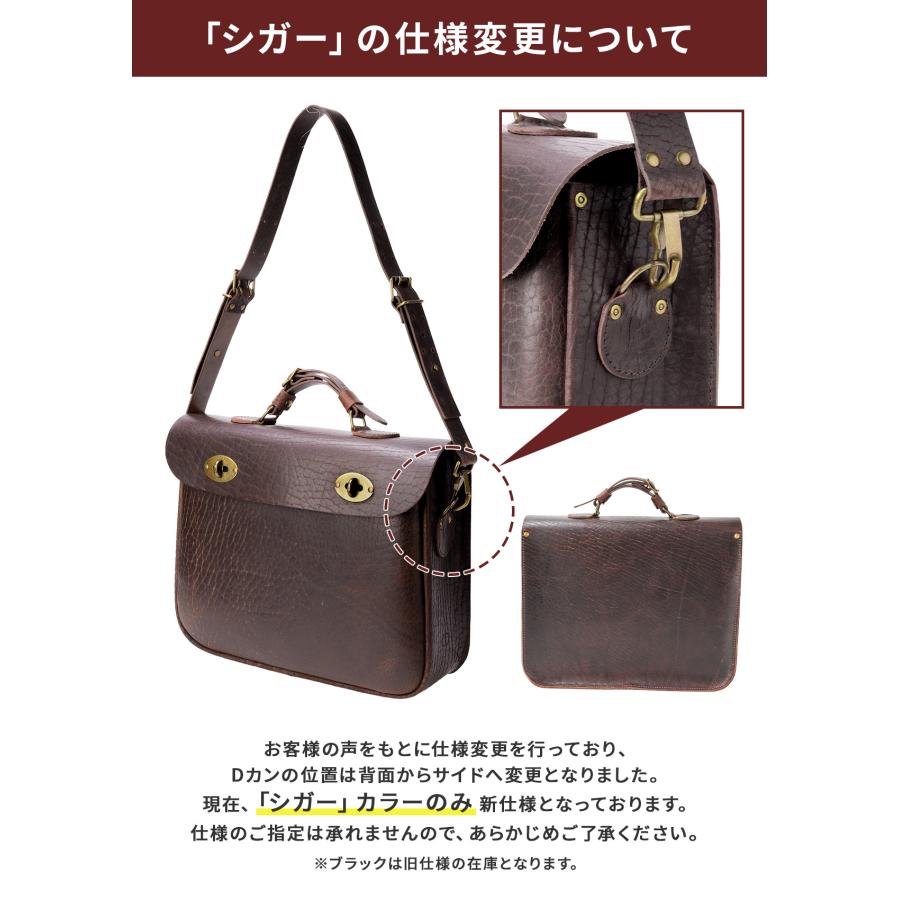 最大51% 5/27から キゴ クラシック ブル ショルダーバッグ メンズ ブランド レザー 本革 斜めがけ 大きめ 大容量 日本製 A4 KIGO Classic Bull KGBG1603-BULの画像