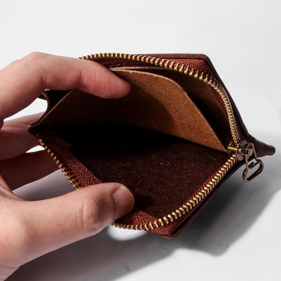 最大51% 1/13限定 キゴ ウォレット 財布 二つ折り財布 本革 L字