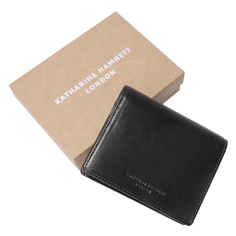 最大50% 1/5限定 キャサリンハムネット バンプ 財布 二つ折り財布 本革 メンズ レディース KATHARIN HAMNETT BUMP 490-52303 | KATHARINE HAMNETT | 18