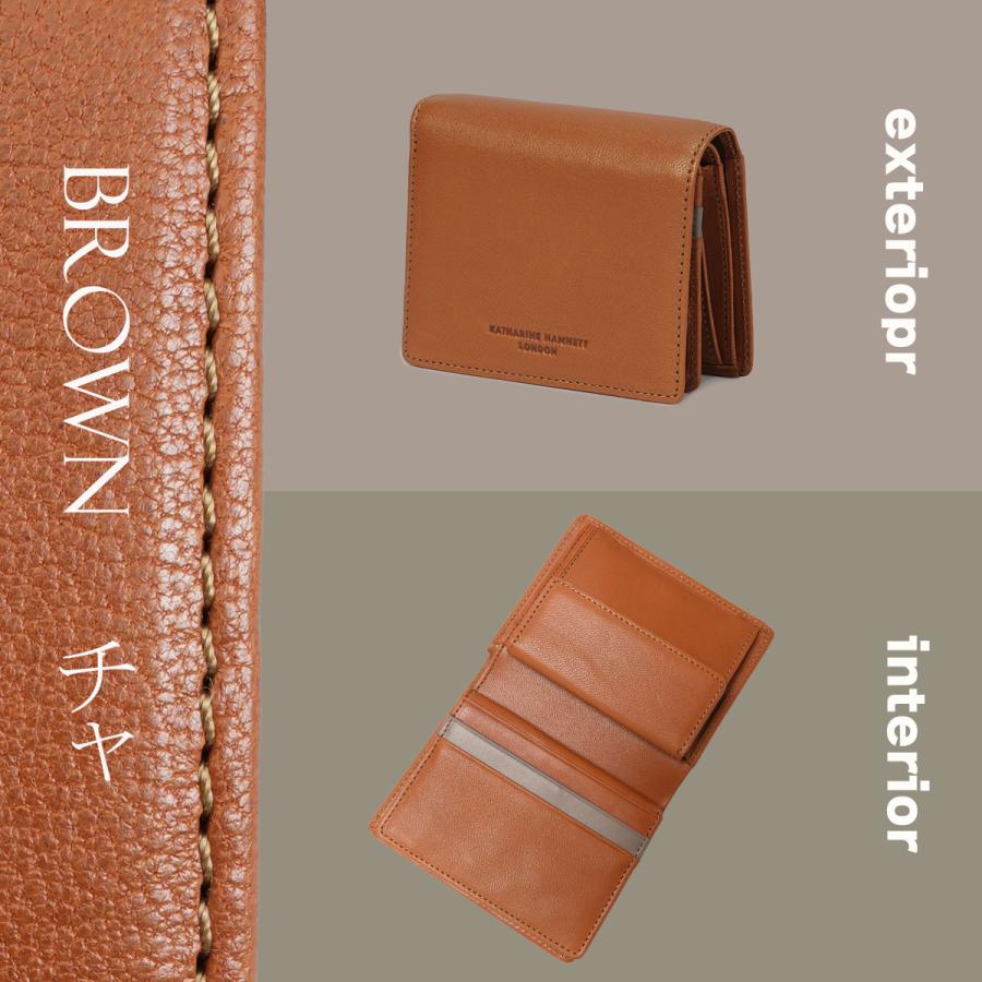 最大41% 3/5限定 キャサリンハムネット バンプ 財布 二つ折り財布 本革 メンズ レディース KATHARIN HAMNETT BUMP 490-52303 | KATHARINE HAMNETT | 05