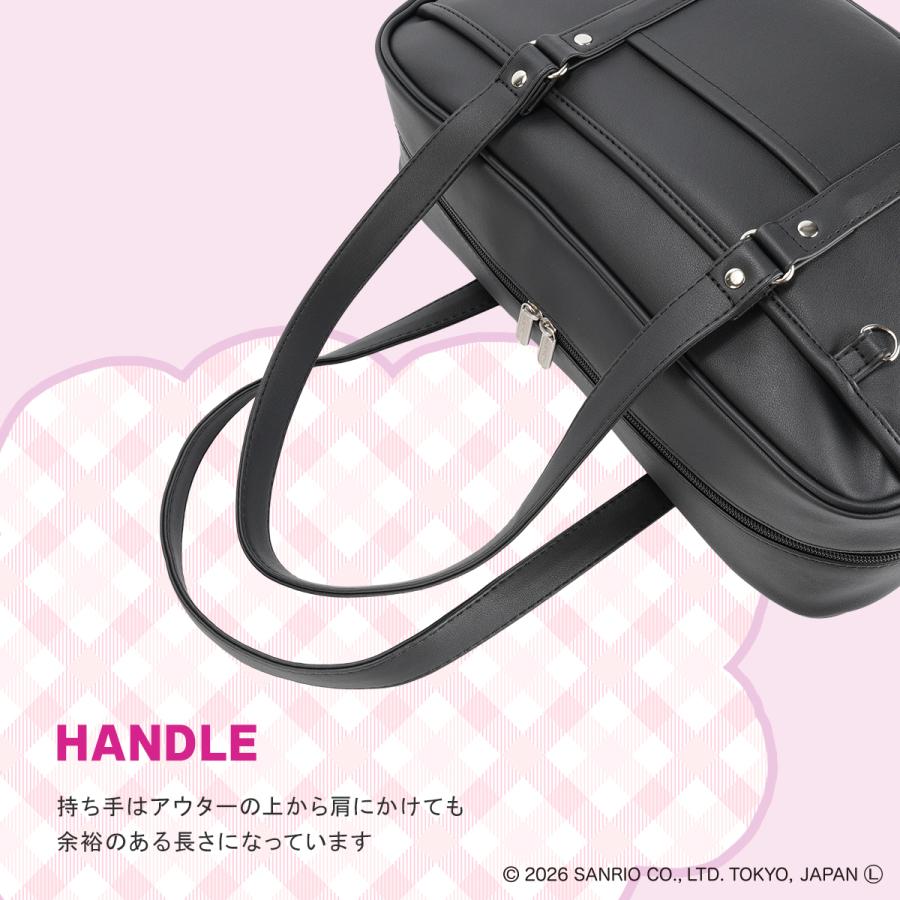 最大51% 1/13限定 ハローキティ スクールバッグ タイガーバッグ 合皮 A4 女子 女子高生 高校生 中学生 通学 肩掛け HELLO KITTY 62126 | ハローキティ | 13