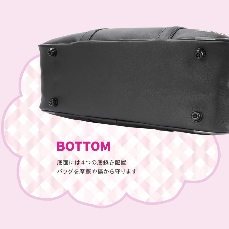 最大50% 3/25限定 ハローキティ スクールバッグ タイガーバッグ 合皮 A4 女子 女子高生 高校生 中学生 通学 肩掛け HELLO KITTY 62126 | ハローキティ | 14