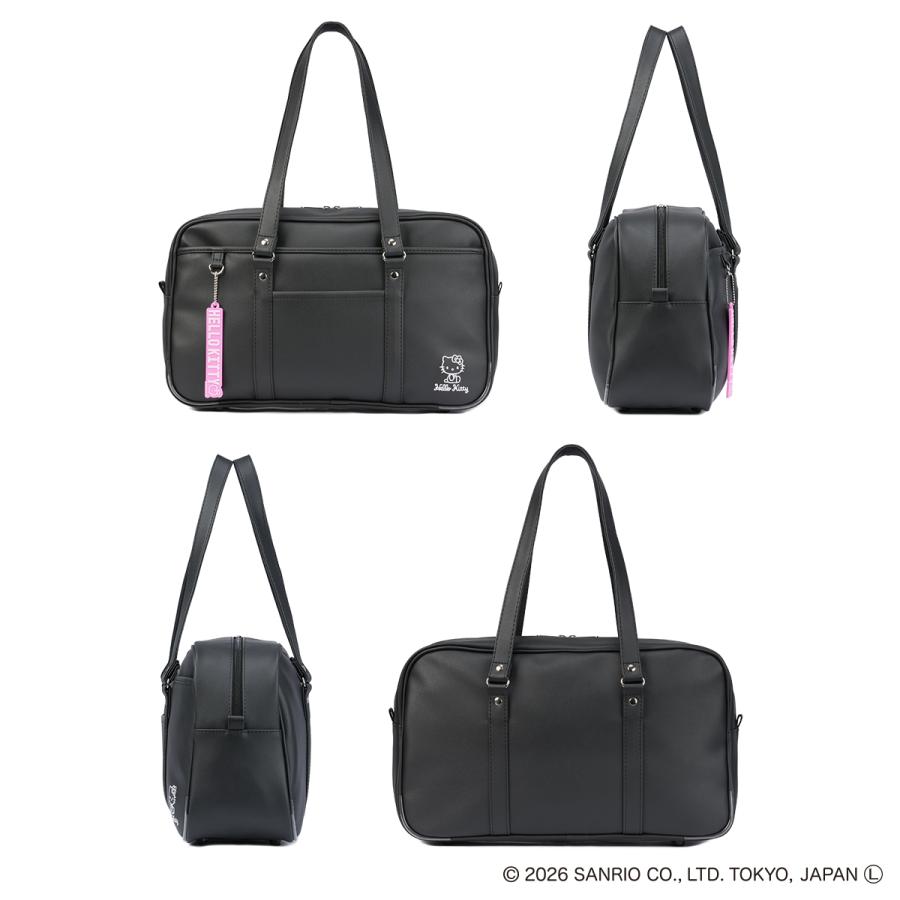 最大51% 1/13限定 ハローキティ スクールバッグ タイガーバッグ 合皮 A4 女子 女子高生 高校生 中学生 通学 肩掛け HELLO KITTY 62126 | ハローキティ | 05