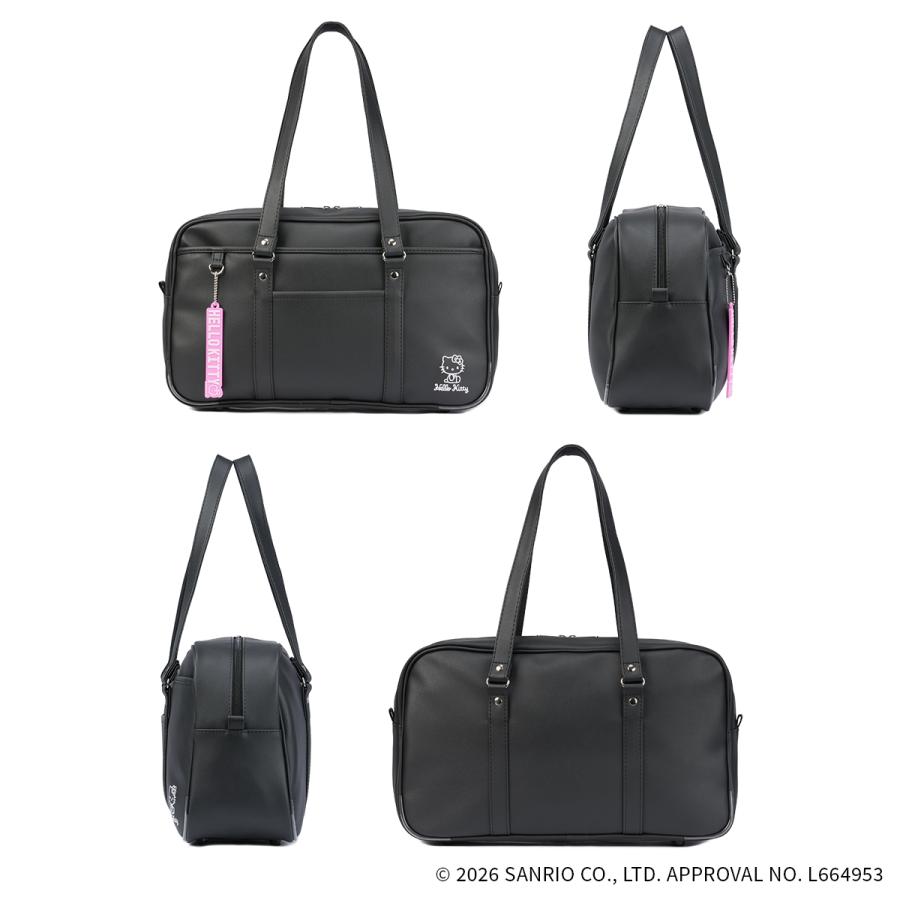 最大51% 3/3限定 ハローキティ スクールバッグ タイガーバッグ 合皮 A4 女子 女子高生 高校生 中学生 通学 肩掛け HELLO KITTY 62126 | ハローキティ | 05