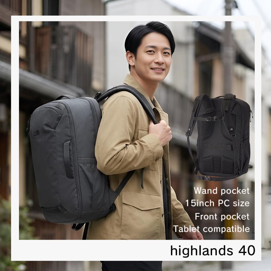 カリマー ライフスタイル リュック ハイランズ40 バックパック メンズ レディース 大容量 A4 B4 A3 40L KARRIMOR 501265 | Karrimor | 03