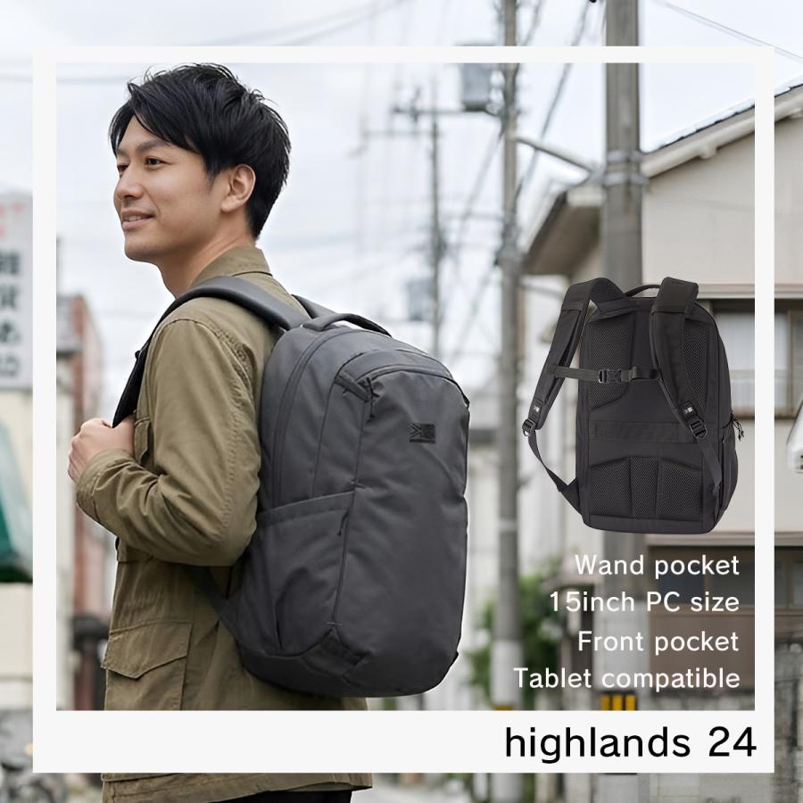 最大41% 3/25限定 カリマー ライフスタイル リュック ハイランズ24 デイパック バックパック メンズ レディース A4 B4 24L KARRIMOR 501267 | Karrimor | 03