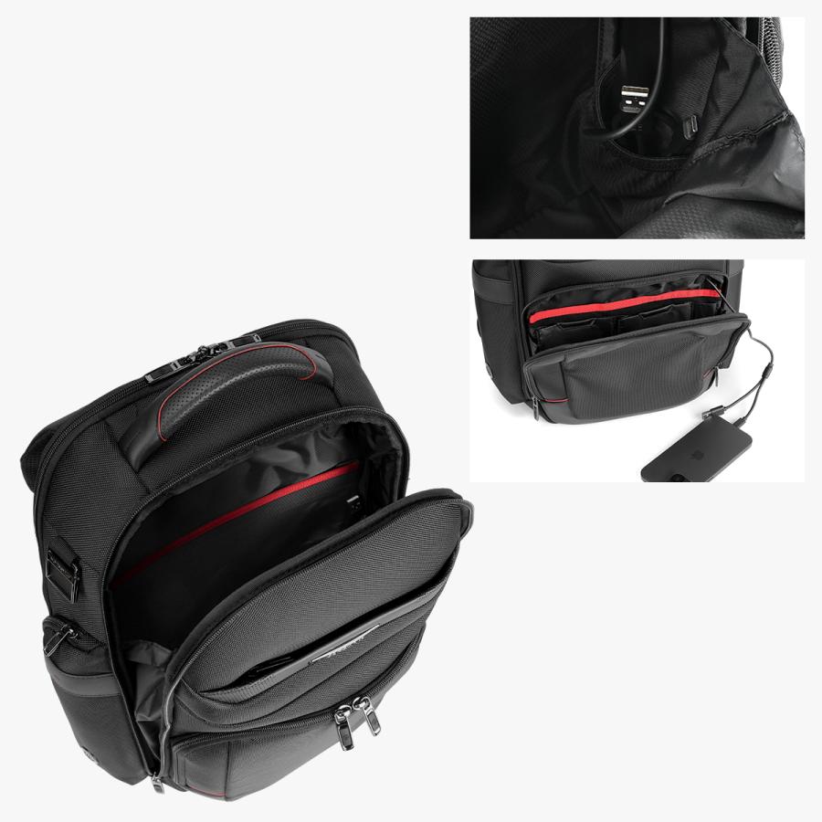 最大51% 8/21限定 サムソナイト プロデラックス6 バックパック ビジネスリュック メンズ ブランド 15L A4 PC収納 USBポート Samsonite Pro-DLX 6 km2-018 | Samsonite | 12